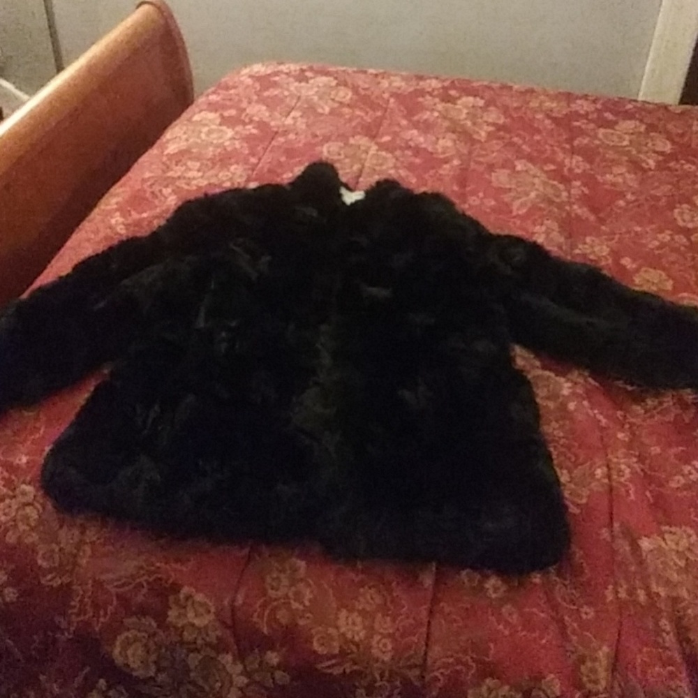 100% pure rabbit fur coat